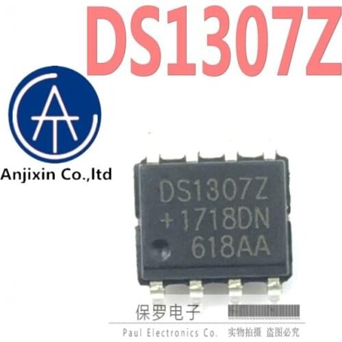 10pcs 100% orginal new real time clock chip DS1307Z DS1307 SOP-8 real stock