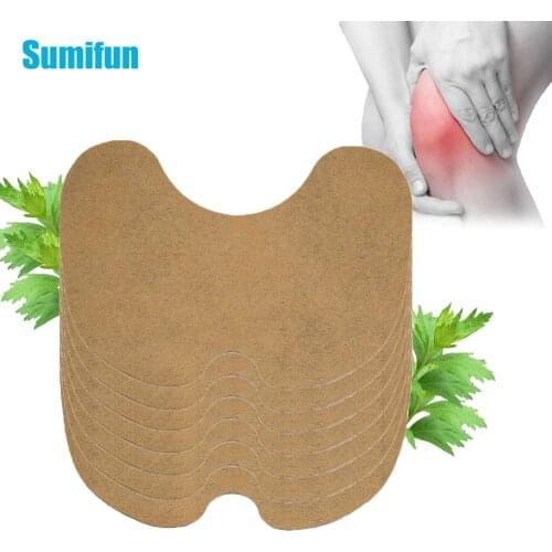 Sumifun 6/12/24PCS Knee Relief Patch Herbal Medicine Pain Relieving Paster Neck Relief Patch Waist Medical Wormwood Sticker