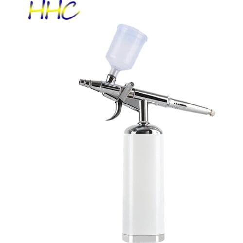 Facebook Airbrush With Compressor Kit Personal Private Label Brand Mini 25 Psi 0.3mm Nozzle Trigger Gun Nail Art Design Tattoo