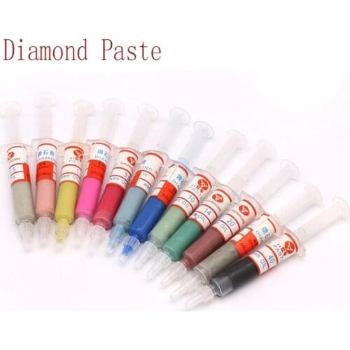 1pcs W0.5-W40 Diamond Abrasive Paste Needle Tube Grinding Polishing Paste Lapping Compound