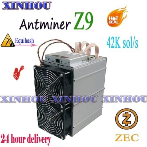 Used asic miner Antminer Z9 42k Equihash For ZEN ZEC Mining Better than Bitmain Antminer Z15 Z11 Z9mini T17e S17 Innosilicon A9