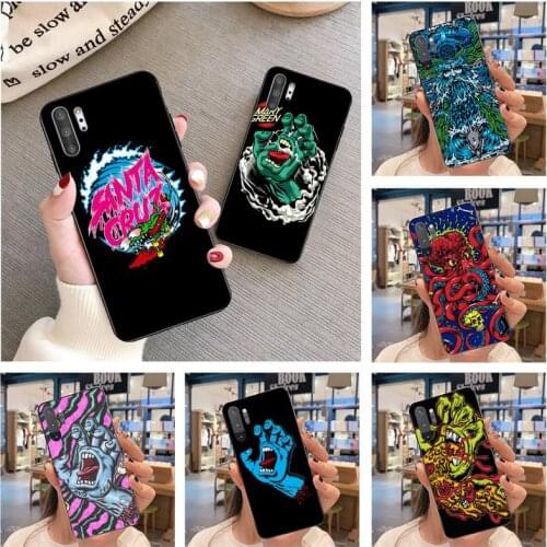 Santa Cruz Skateboards Art pattern Phone Case For Samsung Galaxy Note20 ultra 7 8 9 10 Plus lite Samsung M21 M31S M30S M51