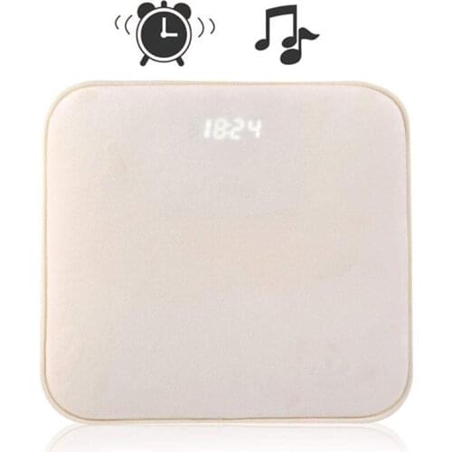 Pressure Sensitive Alarm Clock Carpet Electronic Digital Clock Bedroom Anti-Slip Wear-Resisting Soft Mat Lazy Alarm Bell