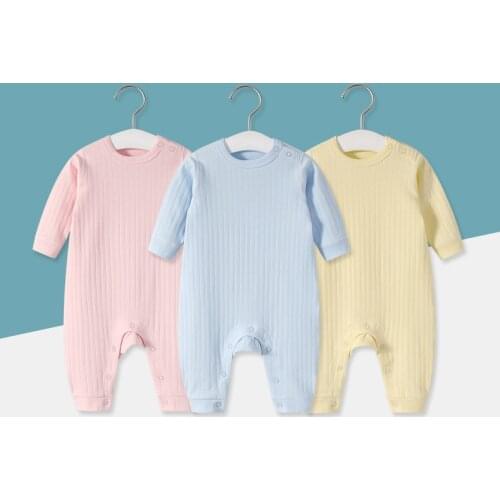 Baby Rompers Newborn Baby Clothes For Girls Boys Long Sleeve Cotton Ropa bebe Jumpsuit Baby Clothing Kids Outfits Pajamas 3-24M