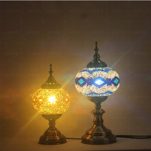 For warm and romantic amorous feelings of Mediterranean Turkey cafe study bedroom adornment lamps and lanterns