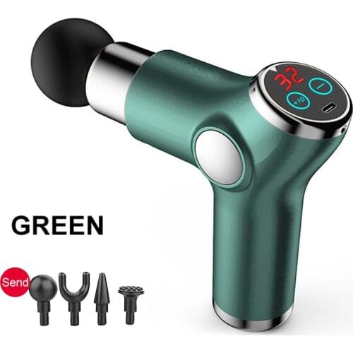 Electric Fascia Gun Body Muscle Massager Équipements De Fitness Portables Face Neck Massager Compression Massager Pistola Masaje