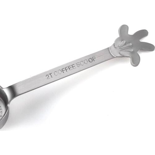 M17D 20ml Coffee Scoop, 304 Stainless Steel 2-Tablespoon Measuring Coffee Scoop