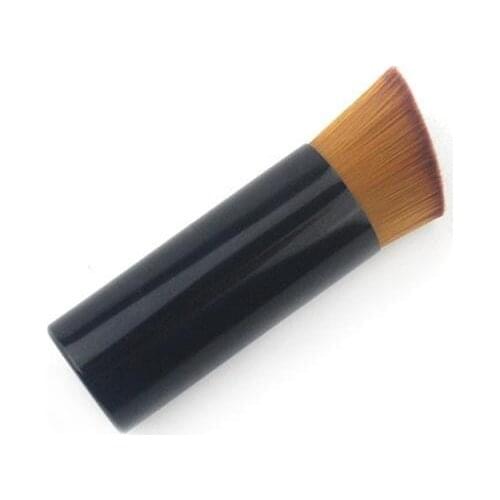 Mini Flat Oblique Head Makeup Brush Face Brush Foundation Brush Concealment Multifunctional Outline Single Brush Makeup Tools