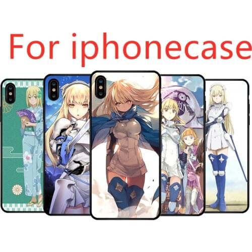 DanmachI Aiz Wallenstein Soft Phone Case Cover for Iphone X XR XS MAX 6 7 8 Plus 11 Pro MAX
