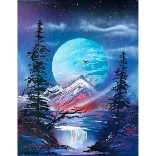 DIY 5D Diamond Painting Set Crystal Rhinestone Diamond Embroidery Paintings Arts for Home Wall Decor Adults and Kids B