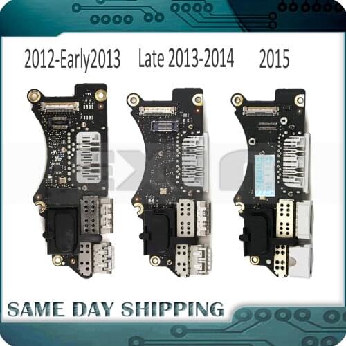 Original Laptop A1398 I/O USB HDMI SD Card Reader BOARD for MacBook Pro Retina 15" A1398 Usb Board 2012 2013 2014 2015 Year