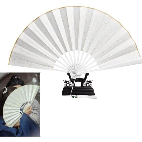 Word Of Honor Wen Ke Xing Cosplay Prop Fan Zhou Zishu Folding Fans Shan He Ling Tian Ya Ke Hairpin Hair Accessory