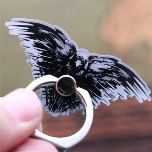 Movie Three Eyed Crow Badge Cosplay Accessories Mobile Phone Partner Safe Ring Holder Stent Kickstand Fans Gift
