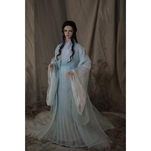 1/4 1/3 BJD Clothes Accessories Chinese Ancient Costum Hanfu Dress Samurai Outfit For BJD/SD ID72 Strong Uncle 80cm Doll A0741