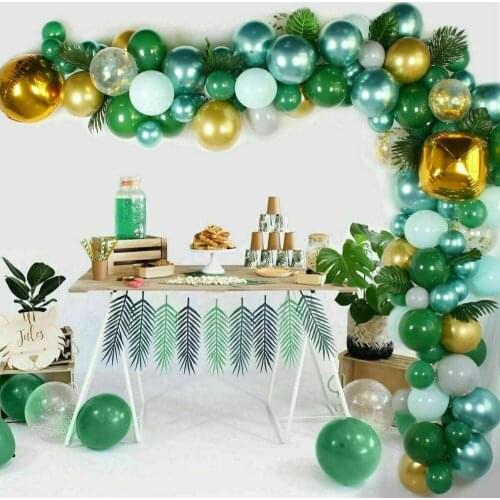 1 set Macaron Balloons Air Birthday Party Decor Kids Garland Arch Rose Gold Confetti Ballon Wedding Birthday Baloon Baby Shower