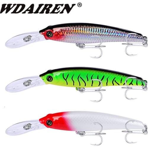 1Pcs Sea Trolling Wobbler Big Minnow Fishing Lures 19.5cm 46.5g Peche Artificial Bait Pike Bass Carp Crankbait Fishing Tackle