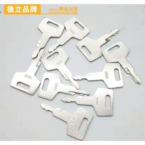 2Pcs H806 Key for Takeuchi Excavator & Track LoaderEasy To Use Practical Durable BU1698X2