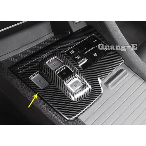 For Hyundai Sonata DN8 10Th 2020 2021 Car Cover ABS Inner Middle Front Shift Stall Paddle Cup Lamp Frame Trim Stick Molding 2pcs