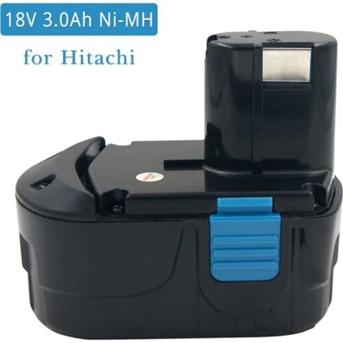 3.0Ah NI-MH Rechargeable Battery for Hitachi 18V Battery EB1814SL EB1820 EB1820L EB1826HL EB1830H EB18B CJ18DL Power Tools