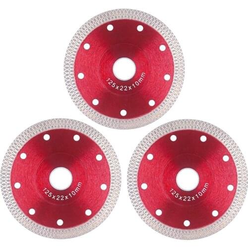 125mm Diamond Saw Blade Sintered Hot Pressed Mesh Turbo Cutting Disc for Tile Ceramic Granite Marble Angle Grinder Disk Tool