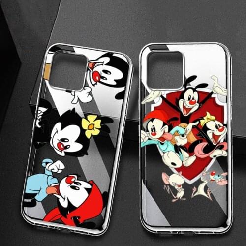 Animaniacs reboot Phone Case Transparent For iphone12 11 Pro Max X XR XS MAX 7 8 plus 6S 2020 SE 12Mini Cover