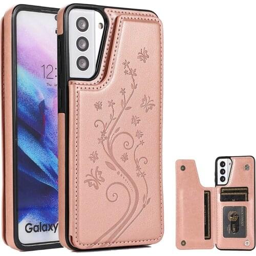 Phone Case for Samsung Galaxy S21 Glaxay S 21 5G 6.2 inch Card Holder Wallet Cover Stand Flip Leather Cell Gaxaly 21S G5 Cases