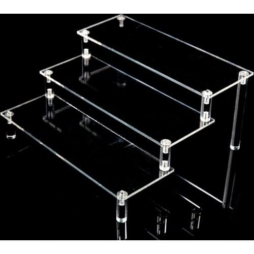 Action Figure Display Stand Toy Model Display Stand Decoration Put Doll Doll Hand Handle Trapezoidal Shelf Box Accessories