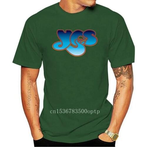 Yes (Band) Logo T Shirt S-M-L-Xl Brand New Hi Fidelity Merchandise Harajuku Tee Shirt