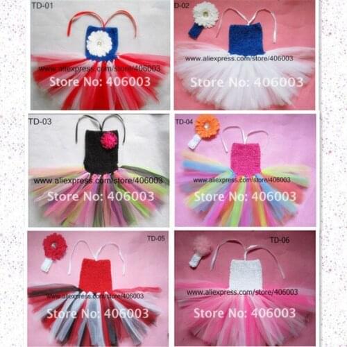 Infant handmade tulle lace chiffon party dress baby girl christmas dress