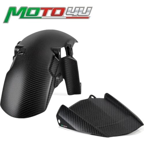 Matt Carbon Fiber Motorcycle Front Fender & Rear Fender Mudguard Hugger 100% Real For YAMAHA XSR900 XSR 900 2017 2018 2019 2020