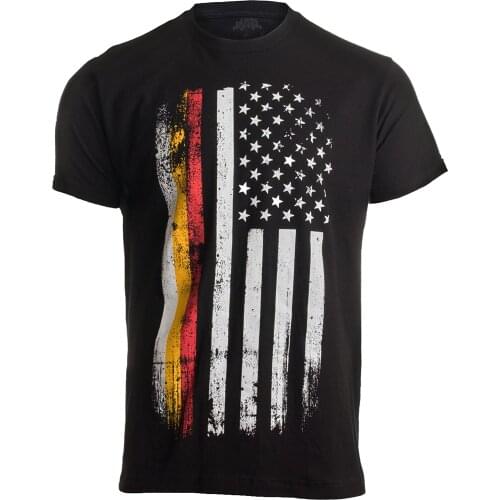 German-American Flag Heritage Pride Mens Gift T-Shirt. Cotton Short Sleeve O-Neck Unisex T Shirt New S-3XL