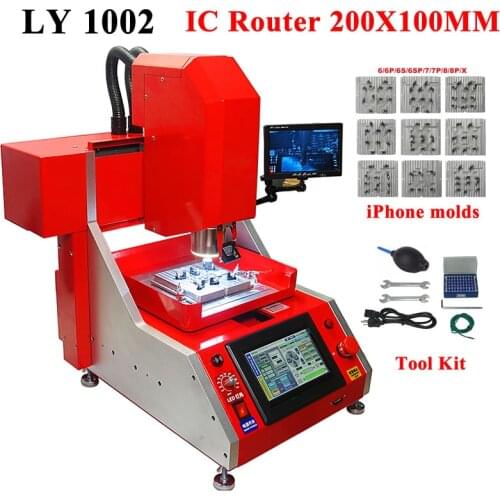 New Automatic BGA Mobile IC Router CNC Milling Polishing Engraving Machine for iPhone Main Board Chip Maintance Repairing Tools