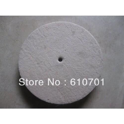 1pcs 100mm Felt Wool Buffing Polishing Wheels Pads Polisher Size 100mm(OD)*30mm(TH)*10mm(ID)
