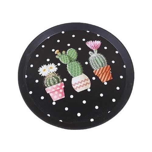 Sampurchase Round Cactus Tray x3