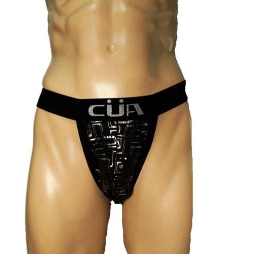 CC Sissy Panties Sexy Mens Underwear Labyrinth Hip Out Thong Maze Pattern GString Erotic Briefs Jock Cuecas Ropa Interior Hombre