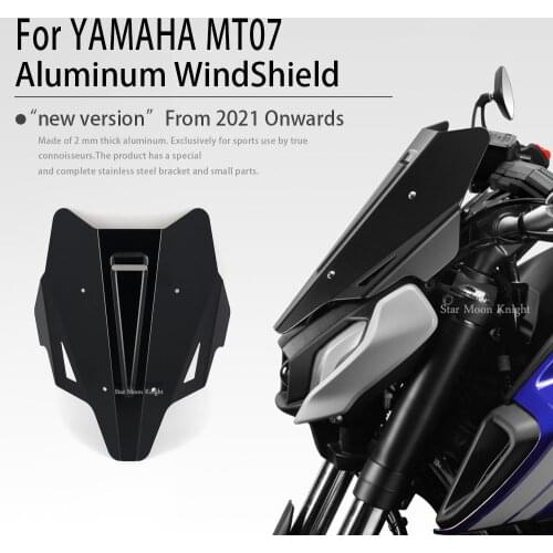 Fit For YAMAHA MT07 MT 07 MT-07 2021 MT - 07 Motorcycle windshield moto windscreen Wind board Deflector Shield screen accessory