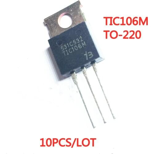 10PCS/LOT New TIC106M TIC106 TO-220 FET transistor