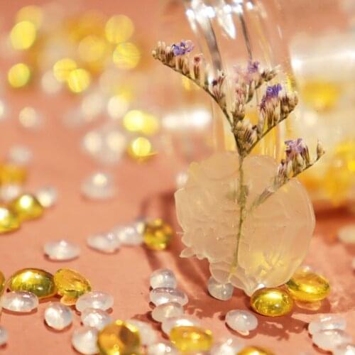 2 Bottles Transparent Amber Wax Seal for Sealing Beads for Envelope Wedding Jar Packaging Gifts Postcard Journal Stamping