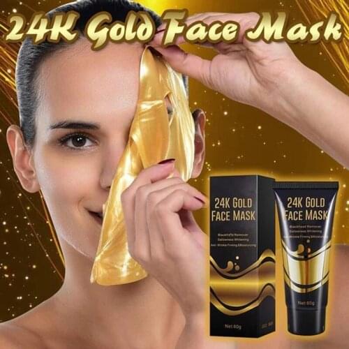24K Gold Collagen peel off mask Facial Mask Anti Aging Whitening Wrinkle Lifting firming Skin Care