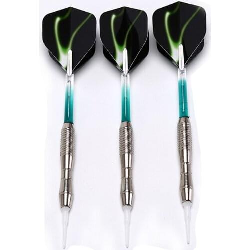 3pcs 18g Soft Darts Eectronic Soft Tip Green Professional Nickel Plating Darts