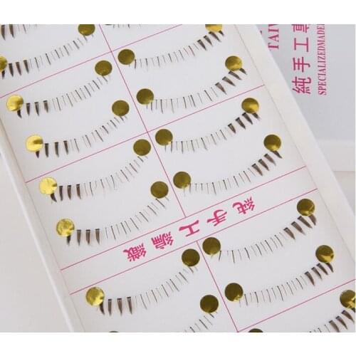 5Natural tail tip thick DIY false lower eyelashes handmade lashes as fake eyelashes artificial eyelashes for women beauty makeup