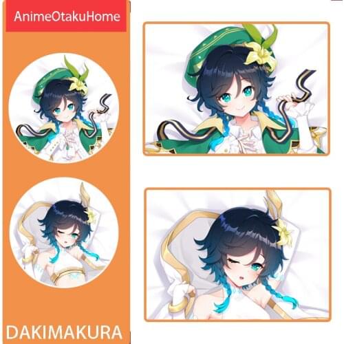 Anime Genshin Impact Barbatos Diona Sexy Lovely Girl Throw Pillow Cover Hugging Pillowcase Otaku Bedding Dakimakura Pillow Case