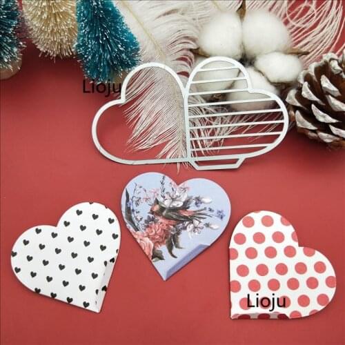 Heart envelope Note paper New 2020 Metal Cutting Dies Scrapbooking Stamps and Dies for Card Making Craft Dies Cut