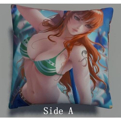 One Piece Nico Robin Anime Two Side Pillowcases Hugging Pillow Cushion Case Cover Otaku Cosplay Gift New 521