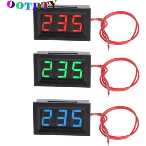 OOTDTY 2 Wire 0.56" AC 30V-500V LED Digital Voltmeter Voltage Meter Monitor Tester For 110V 220V 380V Drop Shipping Support