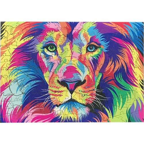 Wooden Puzzle 162 Pieces 3D Jigsaw Puzzles Creative Animal Difficult Irregular Puzzle Adults Children Wood DIY Crafts Gift Toys