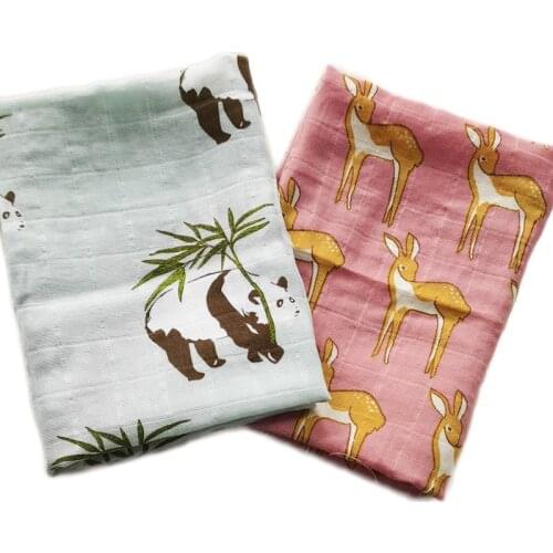 Baby Towel 58x58cm 2 Layers Cotton Gauze Material Children Soft Baby Bath Towel