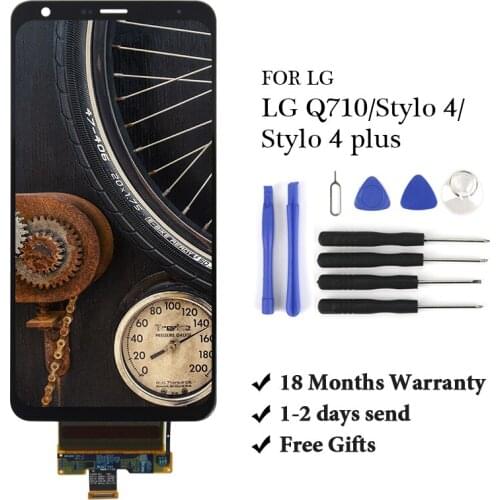 For LG Q710 Stylo 4 Stylo 4 plus LCD display digitizer For Q710 LCD assembly with frame LCD display with touch screen For LG Q7