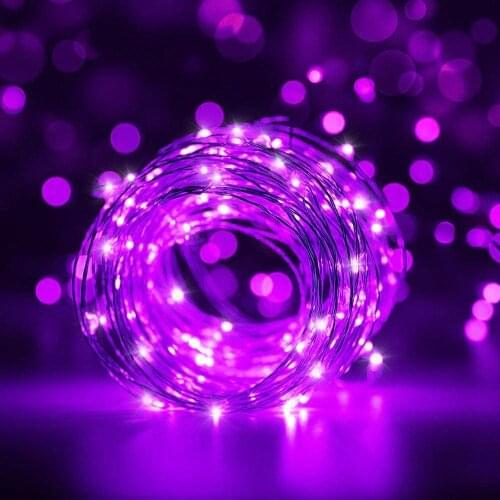 10M Garland Fairy Lights Copper Wire LED String Lights Christmas Garland Indoor Bedroom Home Wedding New Year Decoration