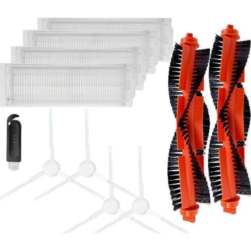 Hepa Filter Roller Spin Brush Mop Cloth for Xiaomi Mijia LDS / STYJ02YM for Viomi V2 PRO Robot Vacuum Cleaner